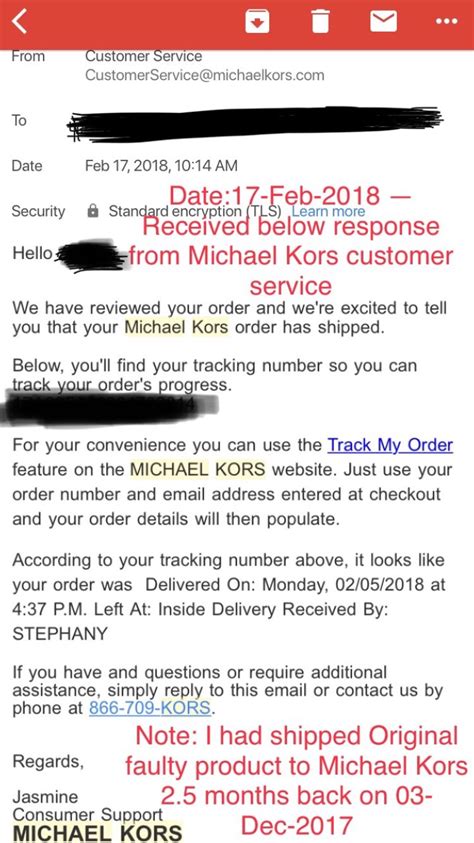 track michael kors order|michael kors tracking number.